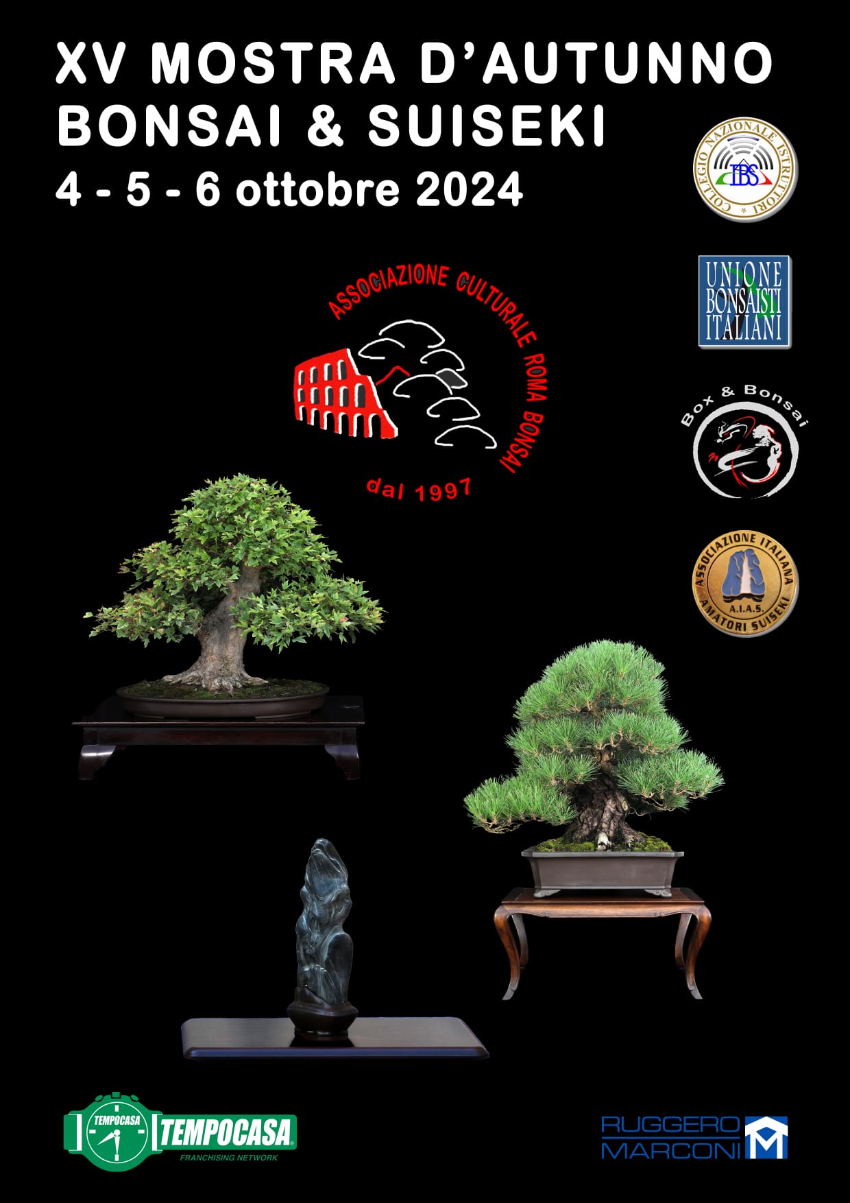 Locandina Mostra Bonsai a Roma 2024 Locandina Mostra Bonsai a Roma 2024