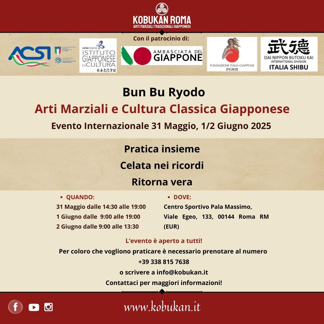 Bun Bu Ryodo – Arti Marziali e Cultura Classica Giapponese 2025