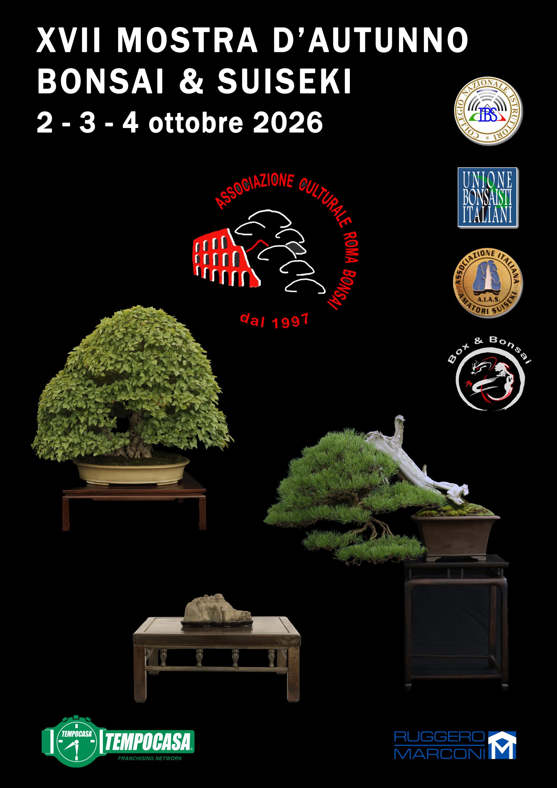 Mostra d’Autunno Bonsai e Suiseki 2026 – Roma
